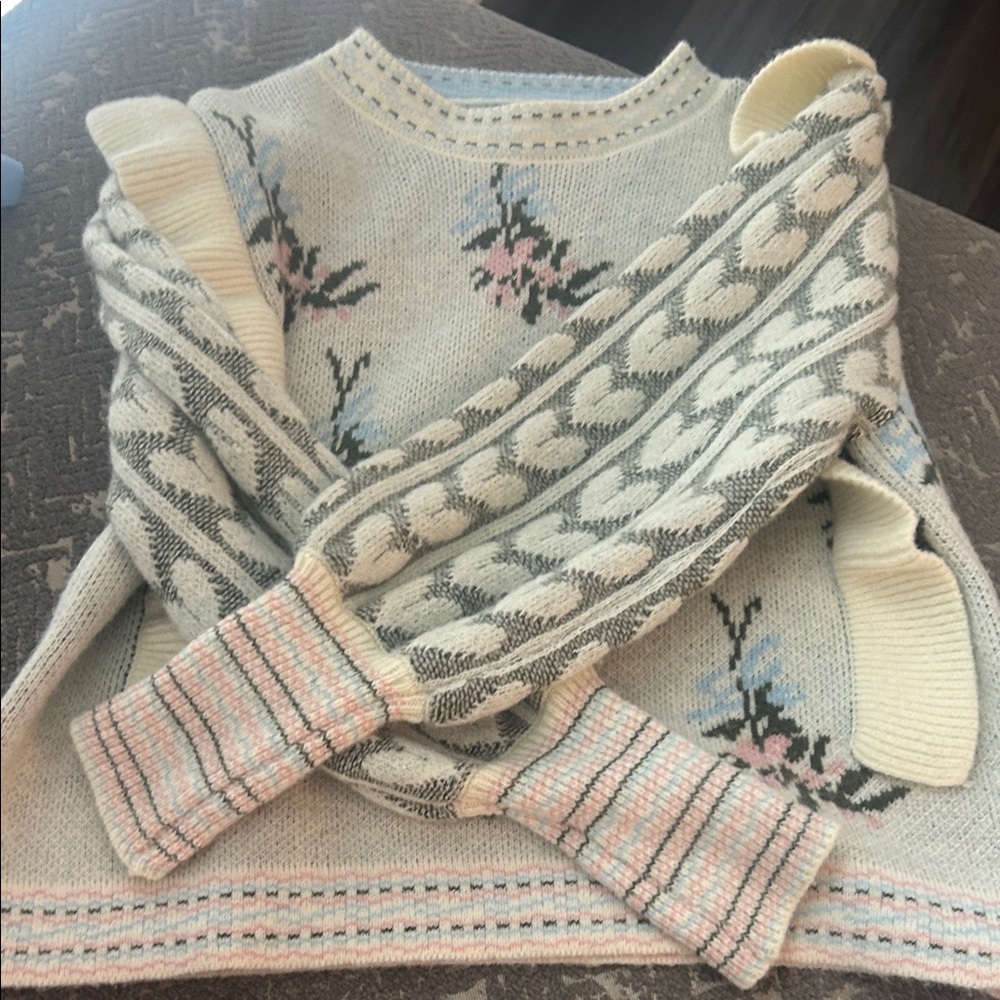 Women’s Floral Sweater
